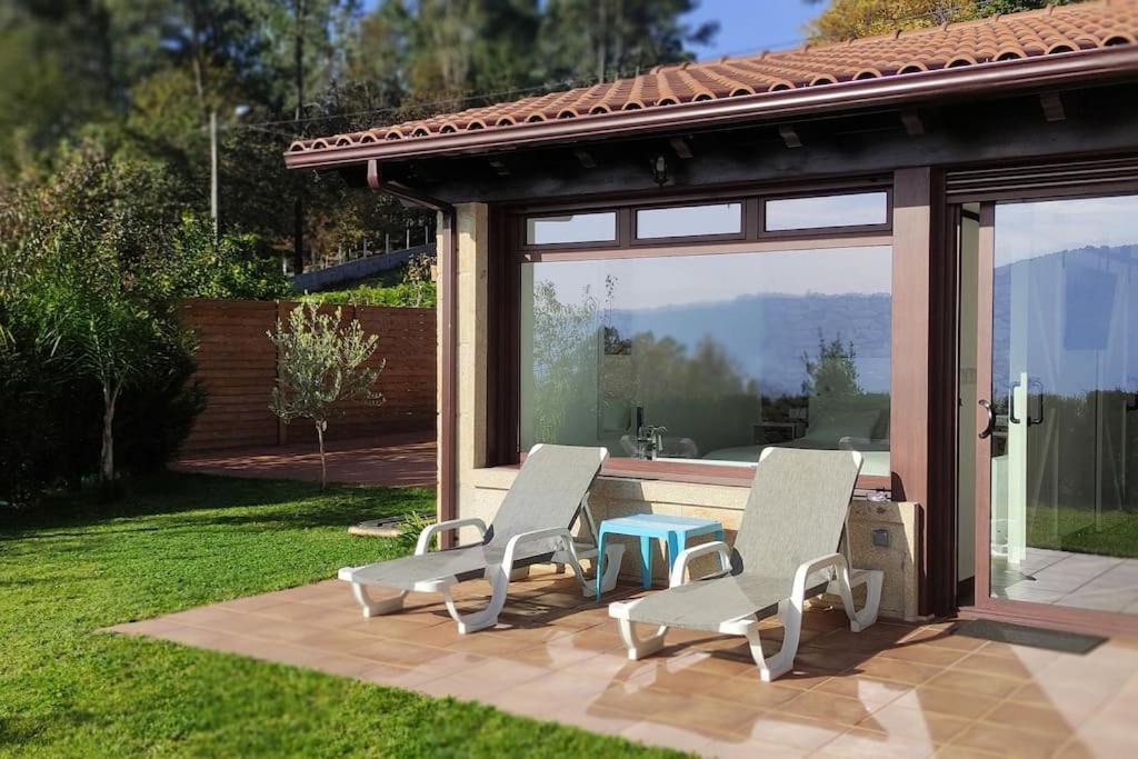 Casa Nueva De Vigo Rural Mos Con Jacuzzi Y Chimenea Para Escapada Romantica Εξωτερικό φωτογραφία