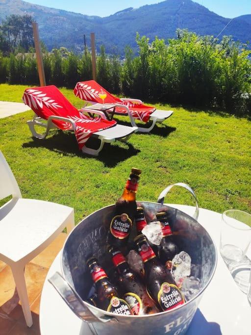 Casa Nueva De Vigo Rural Mos Con Jacuzzi Y Chimenea Para Escapada Romantica Εξωτερικό φωτογραφία